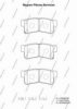 NPS H361I00 Brake Pad Set, disc brake